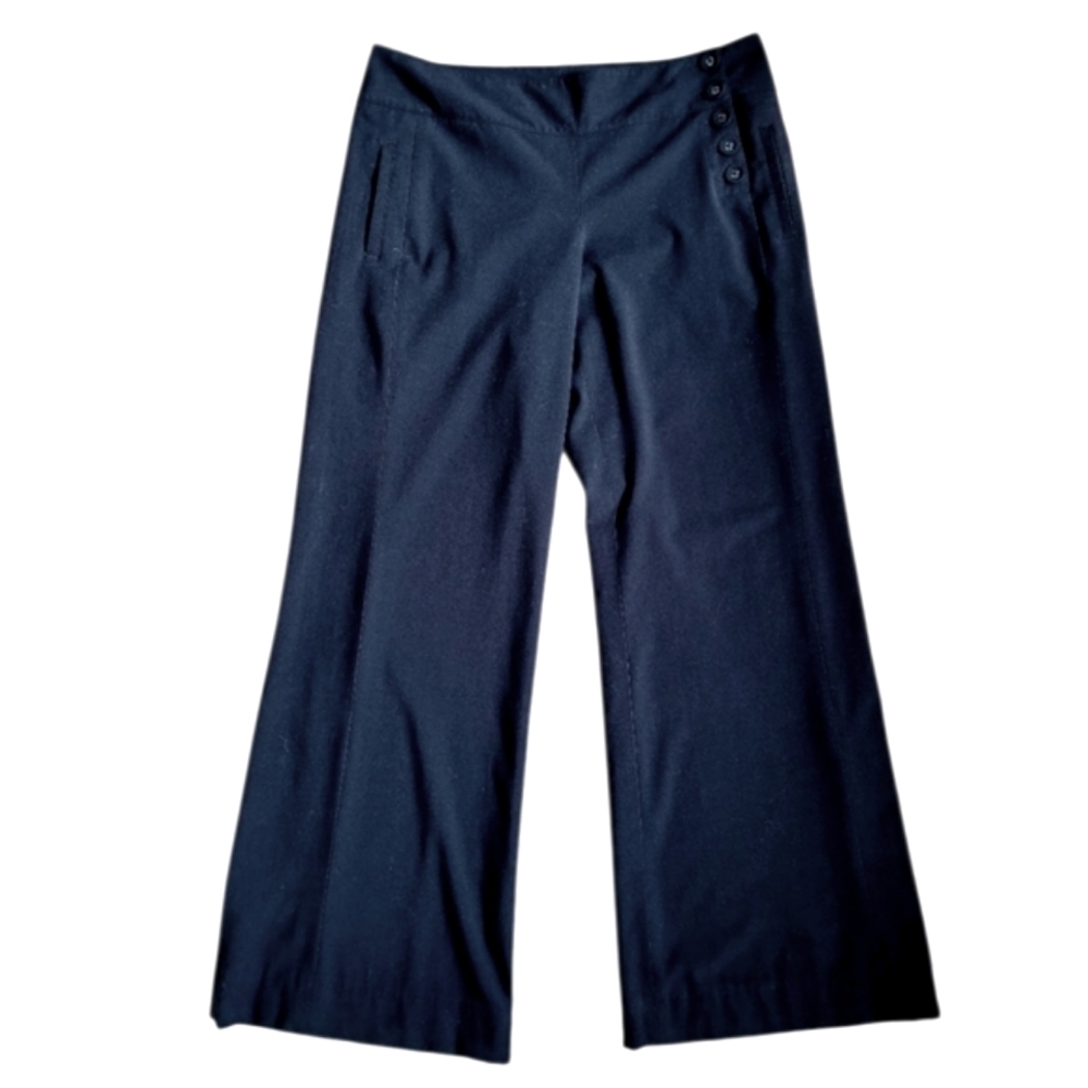 CAbi Side Button Wide Leg Sailor Women's Pants